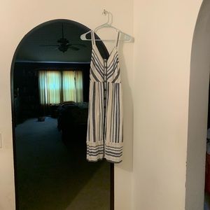 Super cute striped linen dress